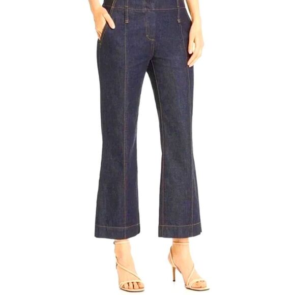 Tory burch cropped Flare Jean in Resin Rinse Size 24